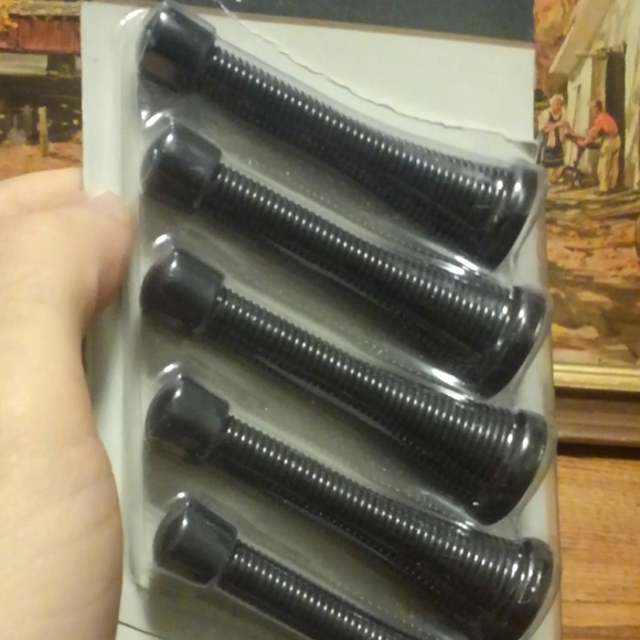 Spring Door 🚪 Stop 🛑 Set of 5 🆕 Black Home Decor Accent Repair Doorstop 😊 - Picture 4 of 5
